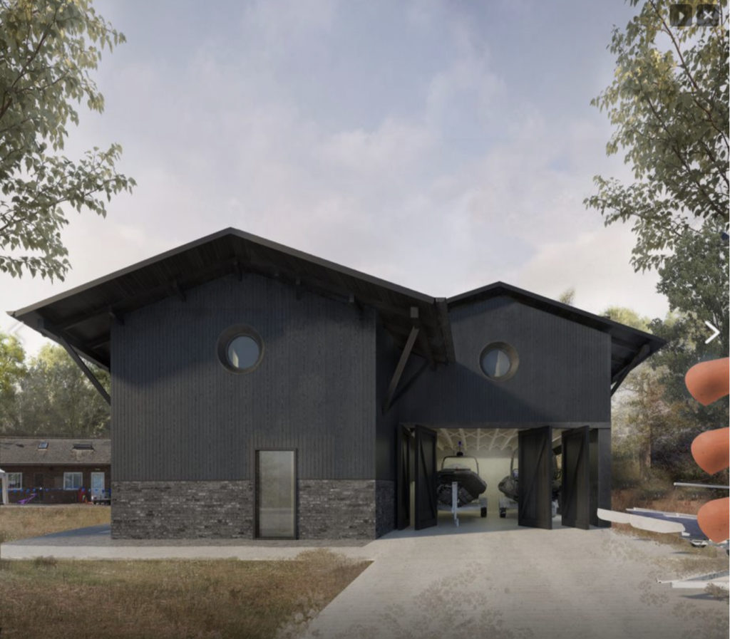 New Build Boat House Concept Render