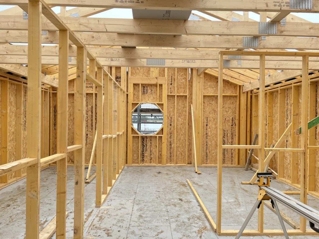 Building Project Management Service of new build commercial property, internal stud work